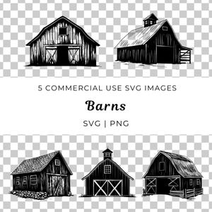 Rustic Barn Svg, Farm Barn Svg, Country Barn Vector, Barnyard Svg, Barn Illustration Svg, Farmhouse Barn Svg, Vintage Barn Svg, Wooden Barn