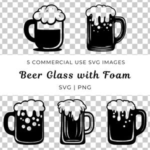 Bierglas met schuim Vector, met schuim bedekt bier Svg, tapbier Vector, lagerdrank Svg, ambachtelijk bier Vector, bierpul Svg, bierpul Vector