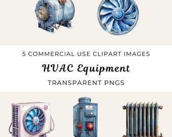 HLK Ausrüstung Clipart, Technik PNG (digitaler Download)