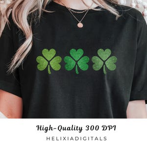 St. Patrick’s Day Shamrock Png, Glitter Shamrock Design, Lucky Charm Png, Lucky Shamrock Png, Lucky Vibes, Sparkly Shamrock Green Clover Png