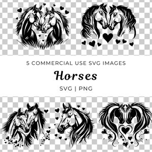 Images SVG sur le thème du cheval, images PNG de chevaux équins, cliparts équestres, images d'animaux de la ferme, ressources d'art numérique étalon, éléments de conception graphique