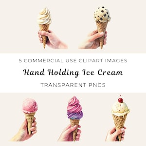 Hand hält Eis Png, Eistüte Clipart, Eis Png, Eis Clipart, Dessert Png, Lebensmittel Clipart, Süßwaren Clipart