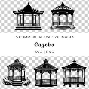 Pagoda SVG, Svg Files for Cricut, Gazebo Svg, Building Svg