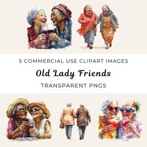 Clipart amis vieille dame, vieille dame Png, amis souriants, clipart meilleurs amis, grand-mère Png, clipart grand-mère, clipart amis, mamie Png