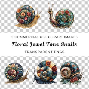 Floral escargots Png, escargot ton bijou Png, Floral insectes Clipart, Clipart escargot, bijou ton Clipart, Art escargot, printemps Svg, Clipart Animal