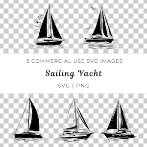 Yacht à voile Svg, bateau à voile vectorielle, yacht à voile Svg, voilier Svg, yacht nautique Svg, yacht de luxe vecteur, voilier Svg