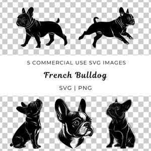 Französische Bulldogge SVG, Bulldogge Clipart, Hund Illustration, Frenchie Illustration, Französische Bulldogge Clipart, süßer Hund, Haustier Illustration, Tier, Hundeliebhaber, Französische Bulldogge Liebhaber