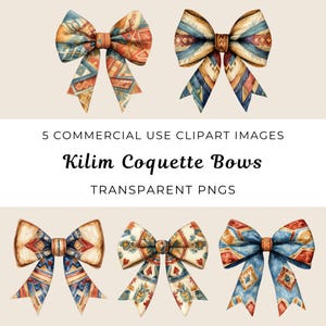Fiocco Coquette con motivo Kilim Png, Clipart Boho, Motivo tradizionale, Clipart vintage, Png eclettico, Fiocco Coquette autunnale Png, Coquette alla moda