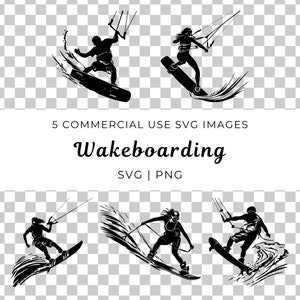 Wakeboard SVG, Deportes acuáticos Svg, Wakeboard png, Gráfico vectorial de deportes oceánicos, Imágenes prediseñadas de deportes extremos, Esquí acuático Png, Imágenes Prediseñadas de Wakeboard