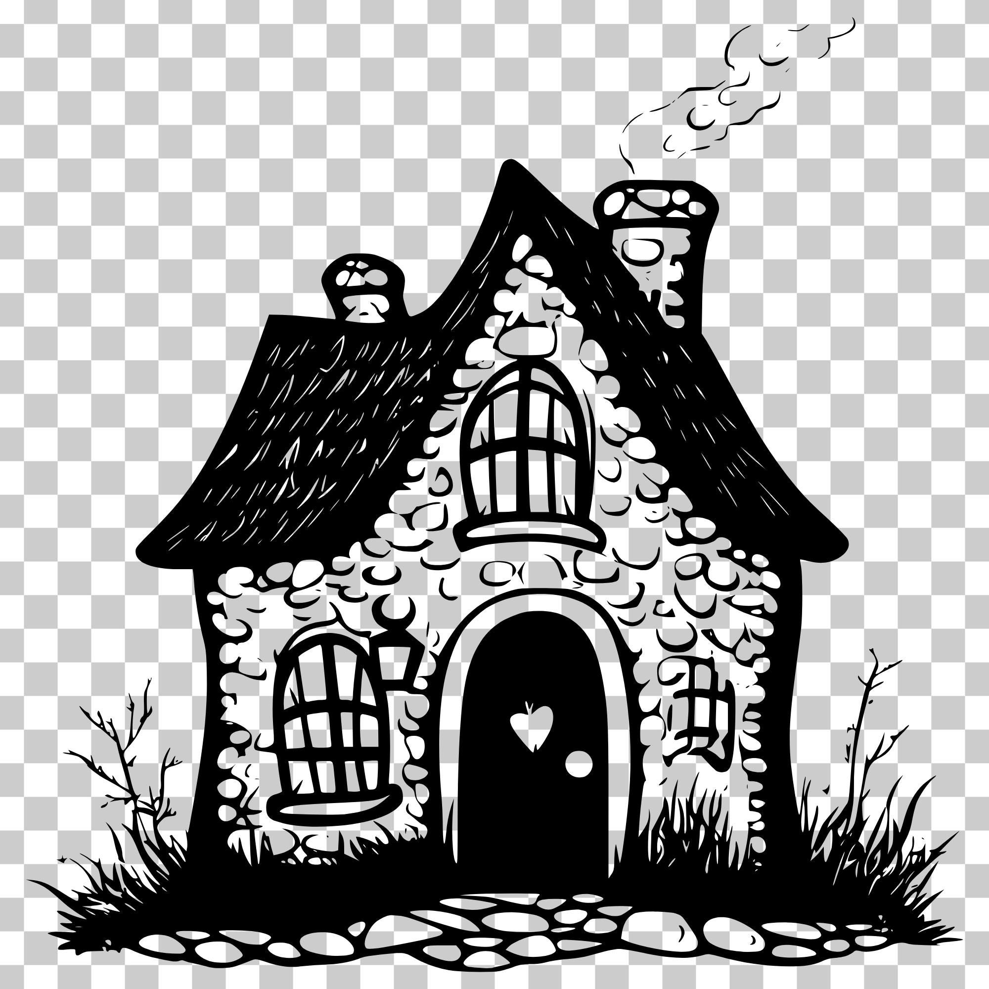 Rustic Ridge Svg Stone Cottage SVG, Rustic Vector Art (digital Download) - Etsy
