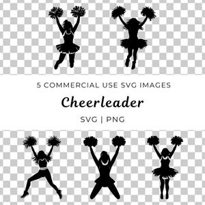 Cheerleader Svg, cheerleading moves Svg, Cheer Stunts Svg, High Energy Vector, Cheer Squad Svg, atletische Cheer Svg, Cheer Jump, Cheer Gear