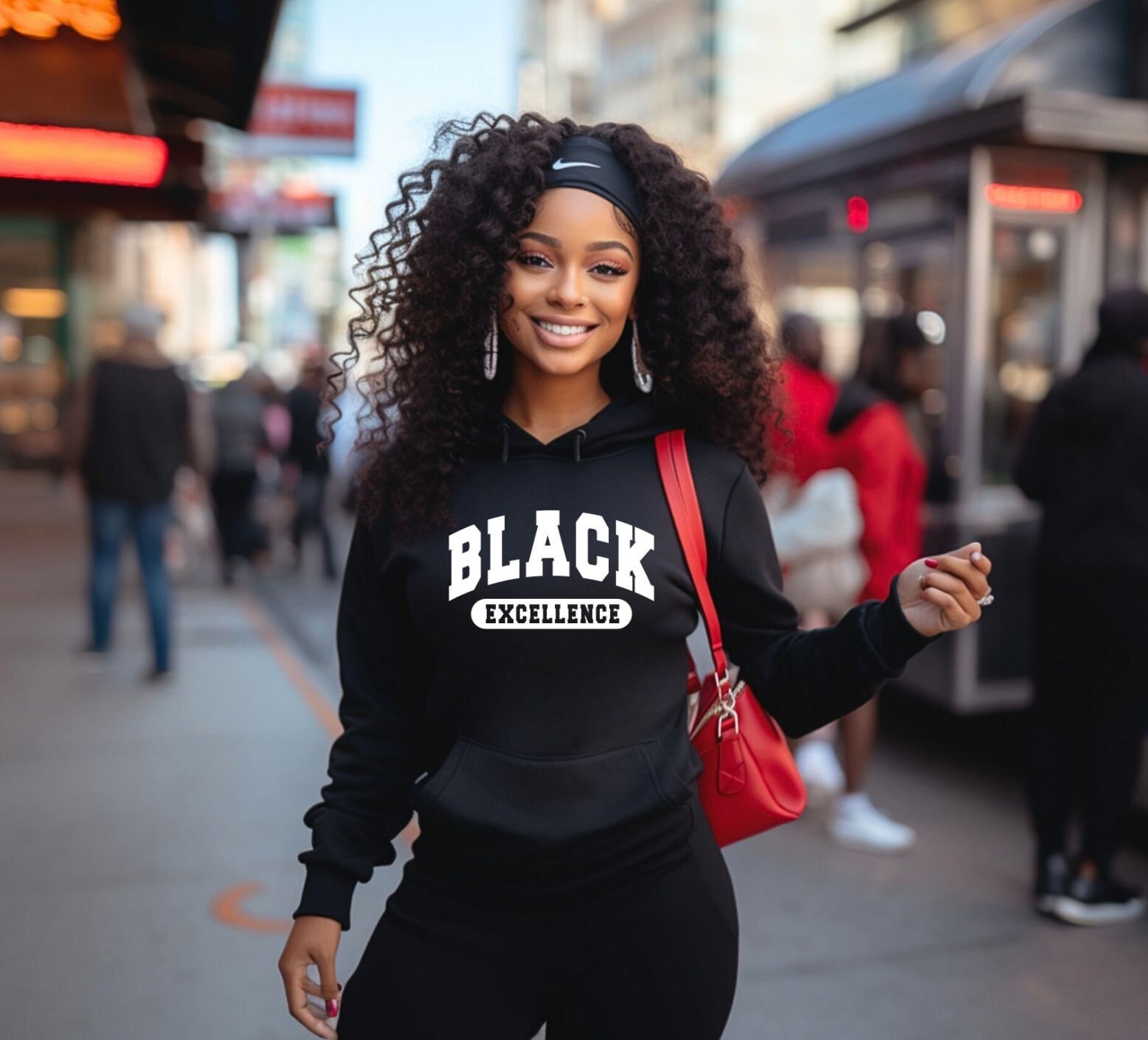 Black excellence sweatshirt deals