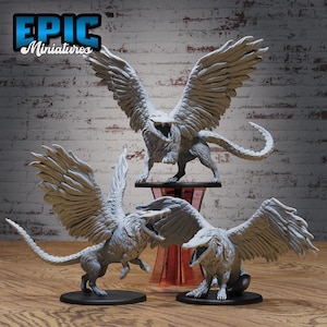 Ammit Beast von Epic Miniatures| Knochen Trockenes Dessert Set 96|TTRPG|DND| Pfadfinder| Dungeons and Dragons|