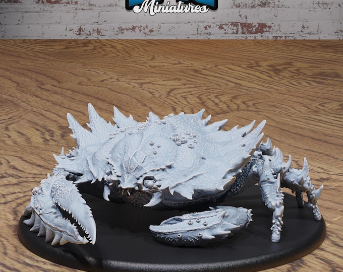 Featured listing image: Giant Crab by Epic Miniatures |TTRPG|DND| Pathfinder| Dungeons and Dragons|