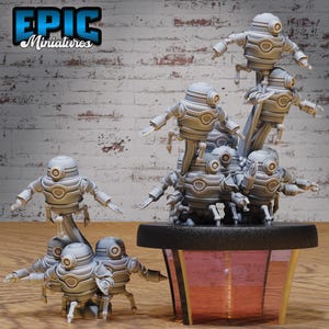Automaton Swarm (2 Variations) by Epic Miniatures |# 109 - Steam Society| DND | D&D | TTRPG |Table Top|