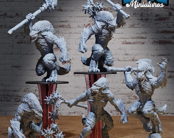 Demon Lord Yeenoghu (5 Variants) by Epic Miniatures| Beast Hunt Set 107|TTRPG|DND| Pathfinder| Dungeons and Dragons|