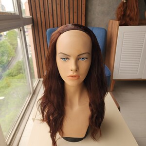 Clip in Hair Topper Human Hair Extensions Remy Hair 60Cm 230g Natural Black