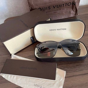 Louis Vuitton Sunglass with Monogram Gold Bar