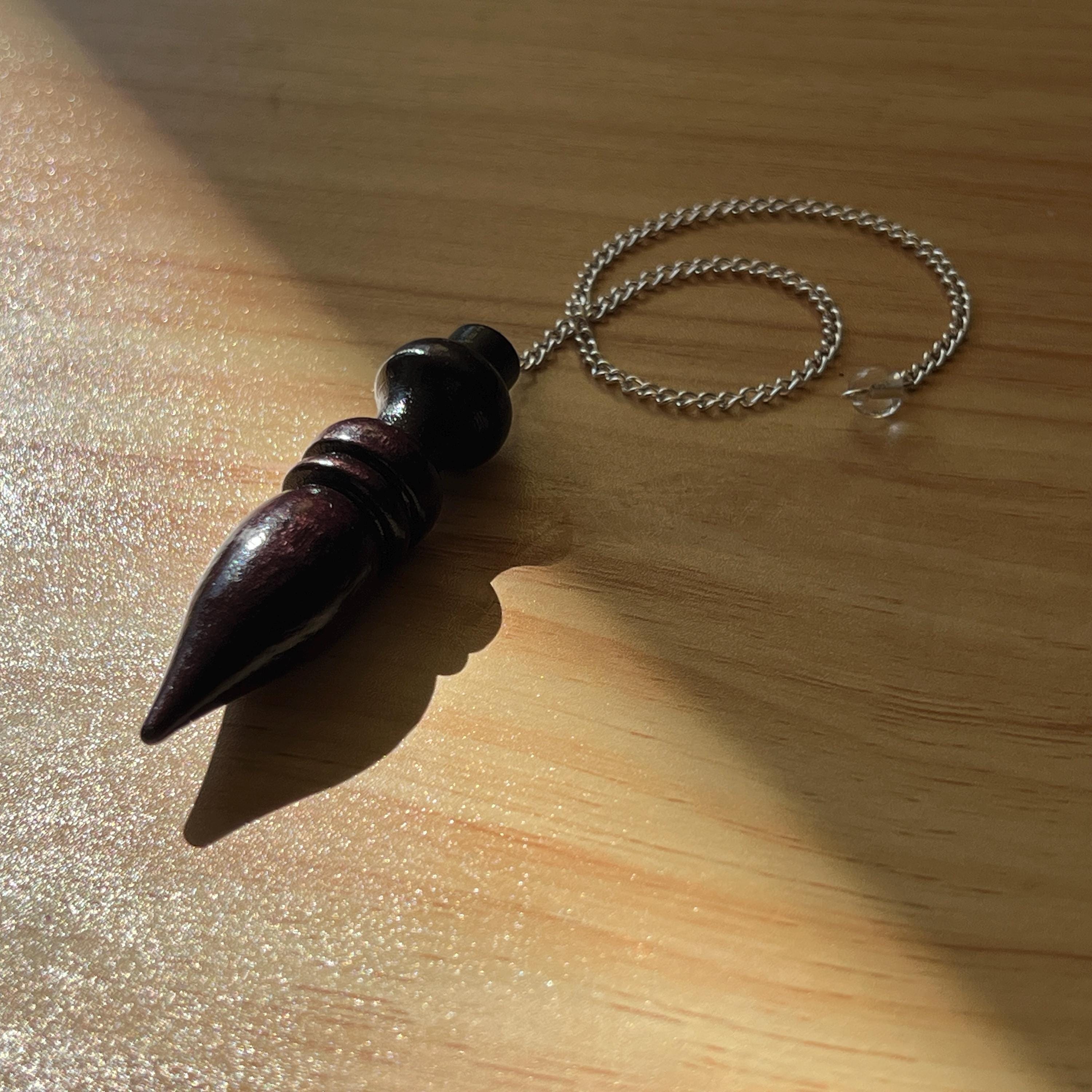 Divinatory Egyptian Pendulum - Wooden Dowsing Pendulum Ritual Tools ...