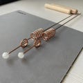 2pcs Moonstone Copper Dowsing Rods with Moonstone - Sacred Cubit 144 MHz product logo