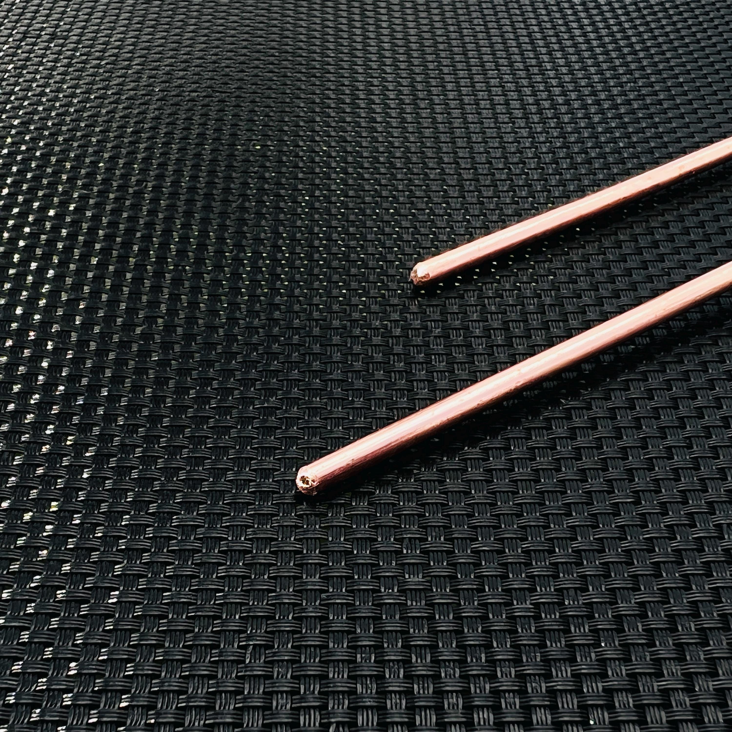 2 Canne Da Rabdomanzia In Rame 99.9% Con Manici In Legno Di Betulla – Set Per Divinazione E Ricerca Acqua, Portatili 35.2x17.6 Cm