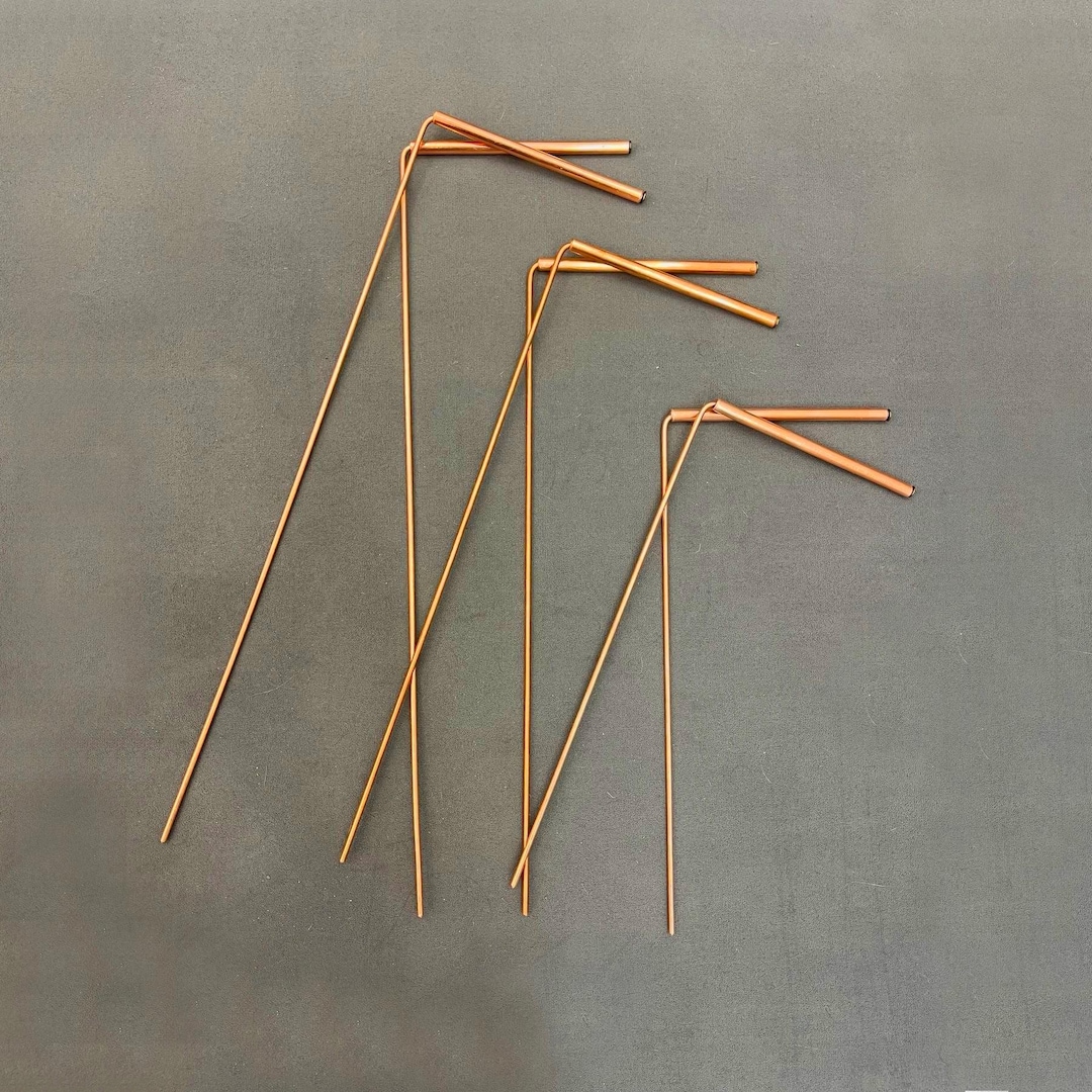 Dowsing Rods Handle 2pcs 100% Copper Dowsing Rods - Standard & Custom Sizes - Handmade ...