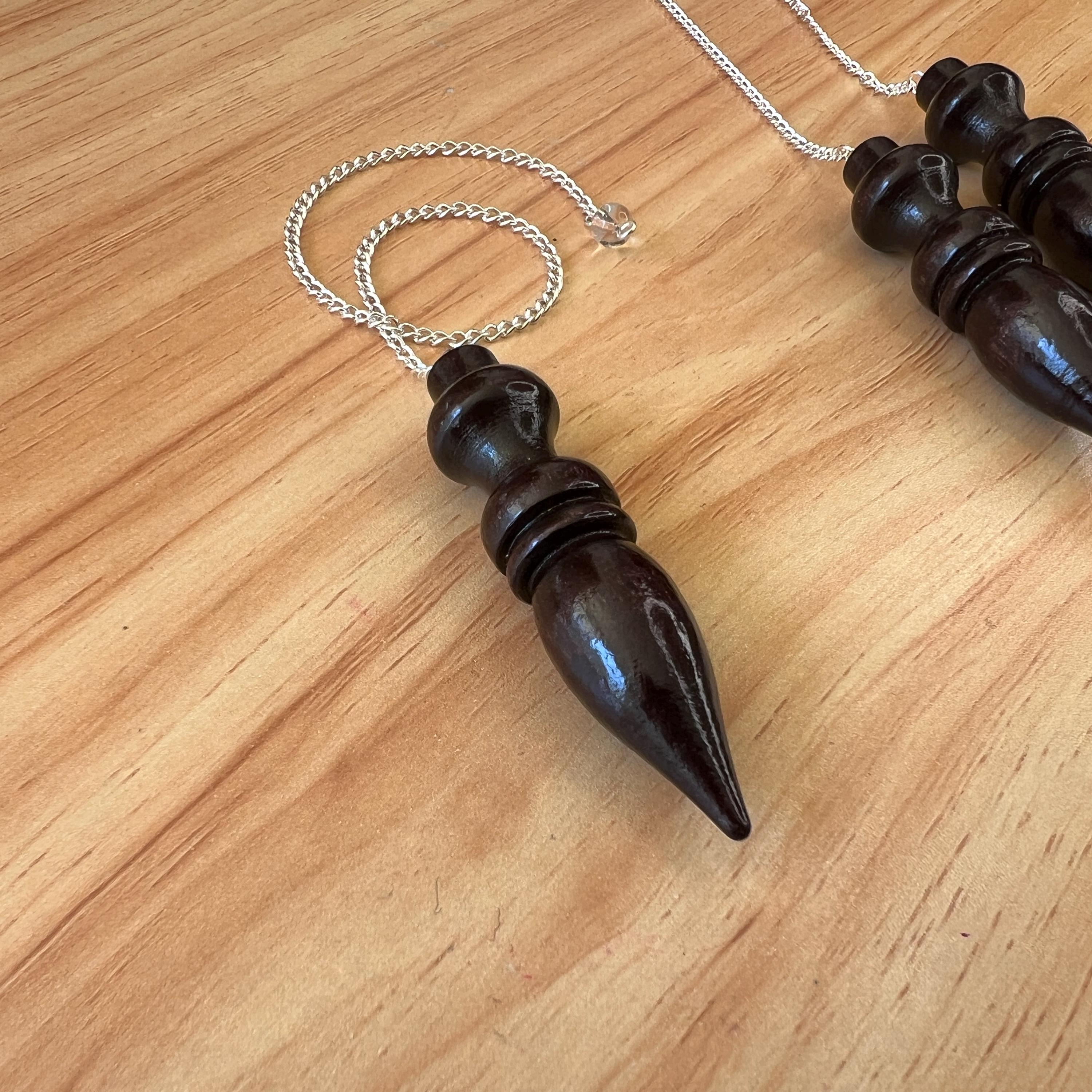 Divinatory Egyptian Pendulum - Wooden Dowsing Pendulum Ritual Tools ...