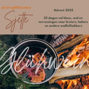Mulled Wine Advent Calendar 2025 PREORDER 25 days full of color, wool and surprises for Christmas