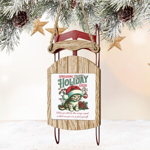 Anti-Trump Ornament, Fuck Trump Christmas Ornament, Anti-Maga Holidays, Holiday Cheer Unless You're Maga, Democrat Christmas Gifts