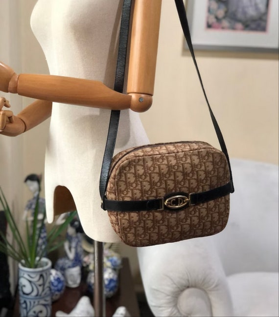 Christian Dior Brown Trotter Shoulder Bag Authenti