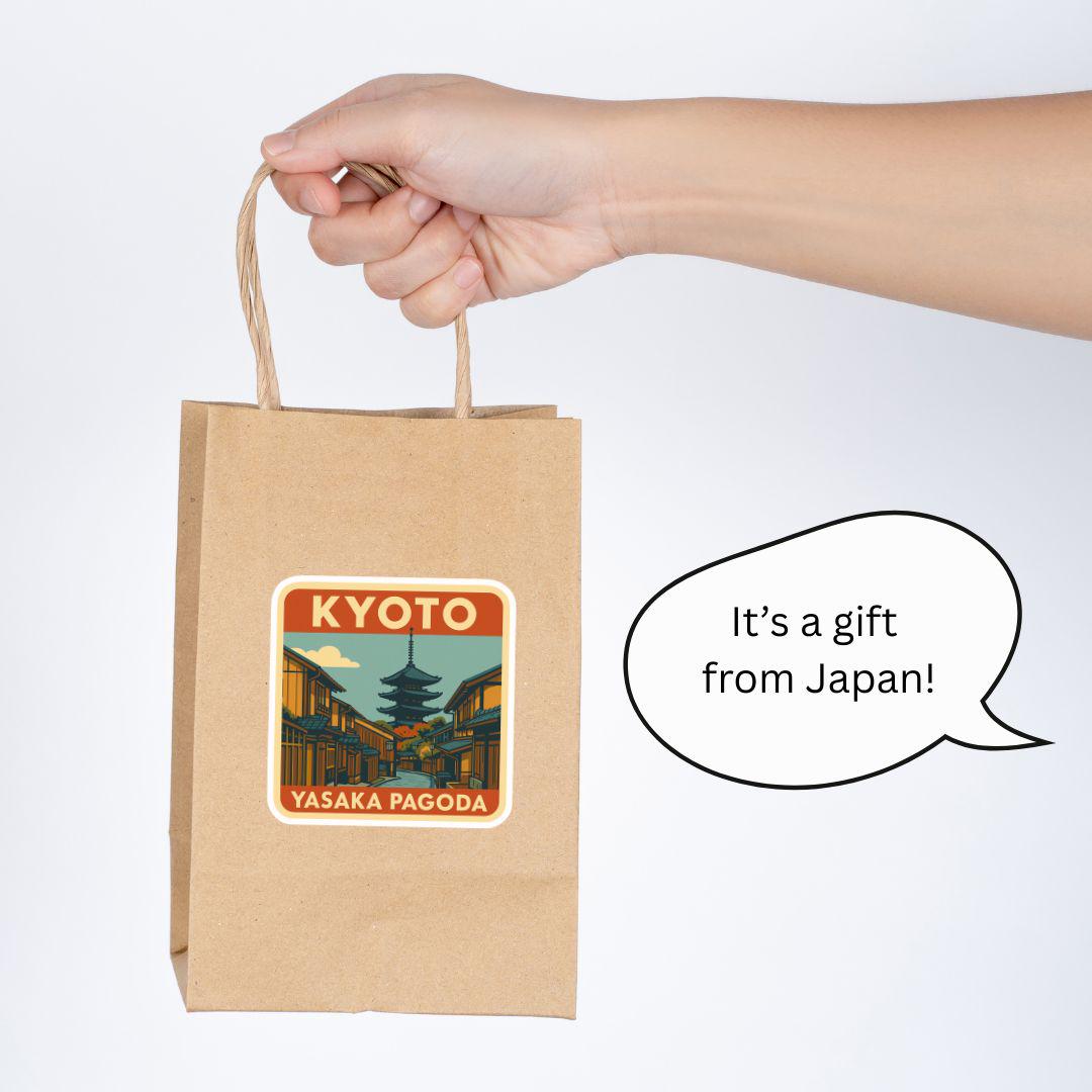 Kyoto Yasaka Pagoda Sticker Japan Travel Sticker for Scrapbook ...