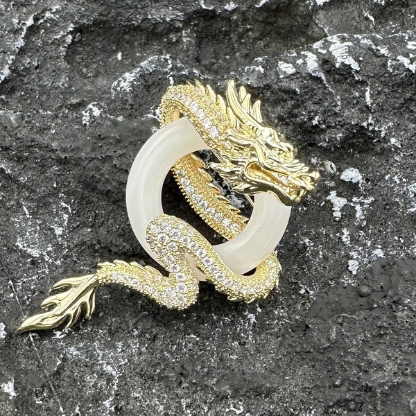 Dragon broche/mythologische sieraden/elegante vintage pin/verklaring broche/Dragon motief pin/mythologische sieraden/Dragon sieraden