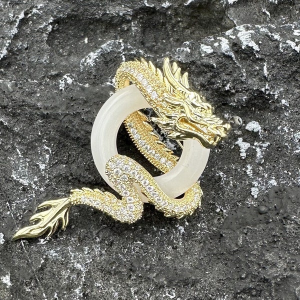 Dragon Brooch/Mythological Jewelry/Elegant Vintage Pin/Statement Brooch/Dragon Motif Pin/Mythological Jewelry/Dragon Jewelry