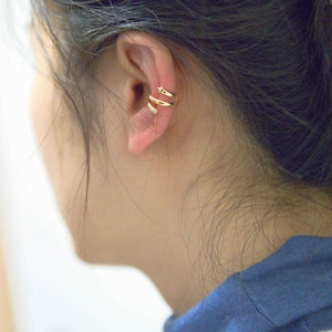 Chic Gold-Plated S925 Silver Star Ear Cuffs/Star Ear Cuffs/Gold-Plated Earrings/No Pierce Earrings/Minimalist Jewelry/S925 Sterling Silver