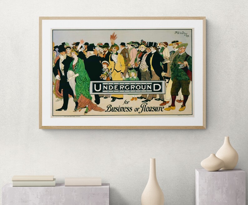 London Underground, British Museum Posters, Vintage English Museums