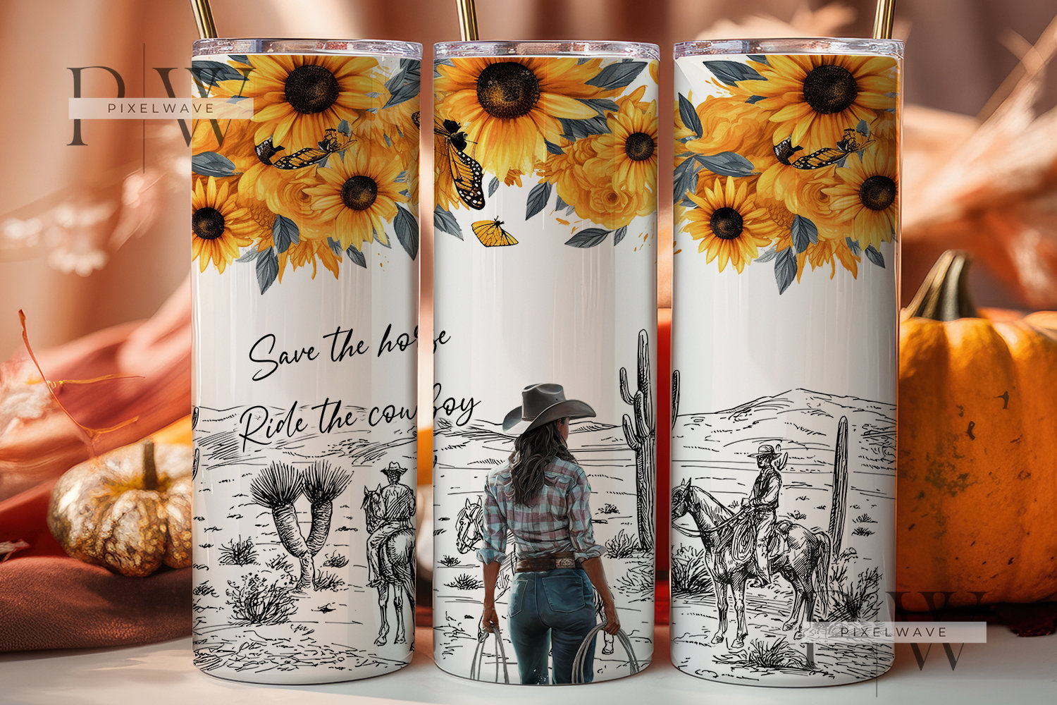 Country Girl Tumbler Wrap, Western 20 Oz Skinny Sublimation Tumbler ...
