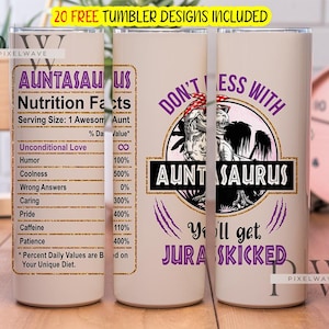 Tante Tumbler Wrap PNG Tumbler Seamless Sublimation Designs Downloads Skinny 20oz Design