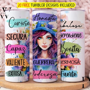 Spanish Sarcastic 20oz Design, Cute Spanish 20oz wrap, Digital Sublimation design, Alergic to Pendejas, Spanish Tumbler Design, Cute spanish