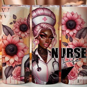 Nurse life 20 oz skinny tumbler png, Nurse tumbler wrap png, western 20 oz tumbler designs, Nursing png, Nurse png, tumbler png download