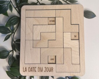 Casse tête infini en bois, chaque jour un nouveau défi, cadeau, puzzle