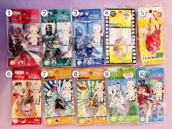 Kewpie QP Gotochi Charm Keychain Strap: Anime Collaboration