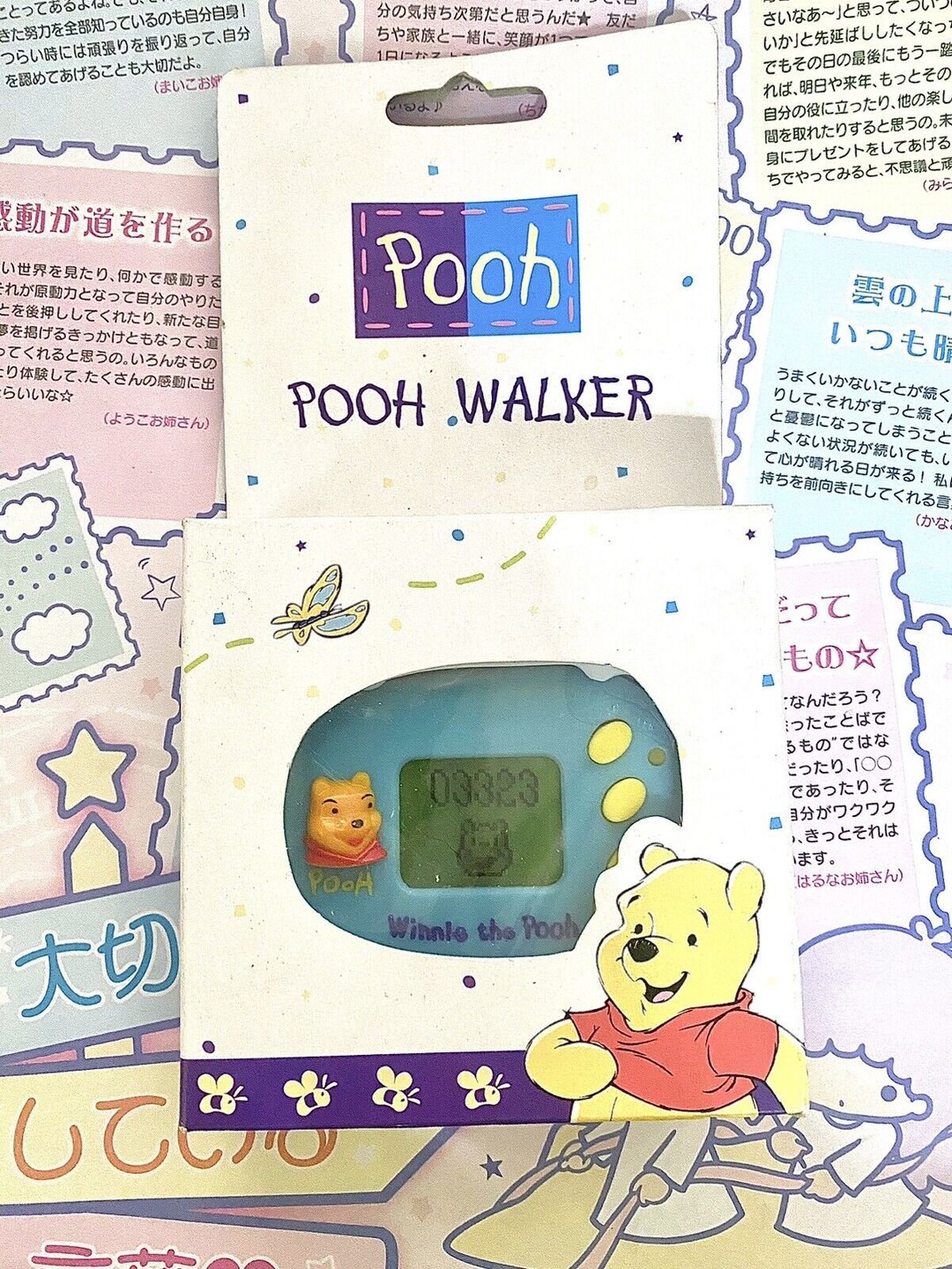 Pedometer Virtual Pet Pooh Walker Blue NEW Etsy