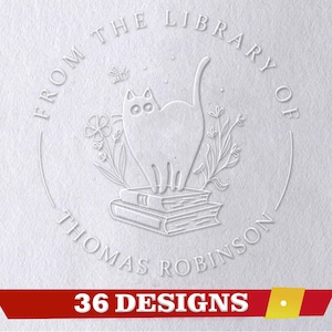 Grabador de libros personalizado, sello de libro personalizado, sello de grabador de biblioteca, de la biblioteca de, sello Ex Libris, regalo para amantes de los libros