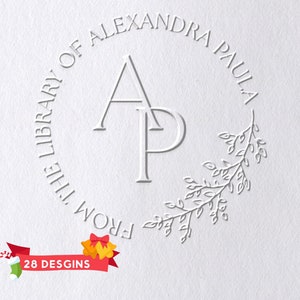 Aangepast uit de bibliotheek van Book Embosser Gepersonaliseerde boekstempelboek behoort tot Ex Libris Book Lover Gift