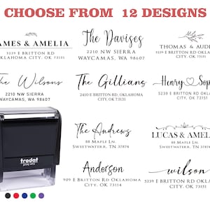 Personalized Return Address Stamp | Custom Rubber Address Stamp Self-Inking |  Invitation Stamp | Custom Address Stamp | Wedding stamp