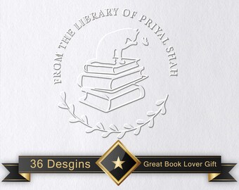 Embosseuse de livres personnalisée/de la bibliothèque de timbres/embosseuse de bibliothèque/personnalisée de gaufrage de livres/timbre personnalisée de la bibliothèque de livres