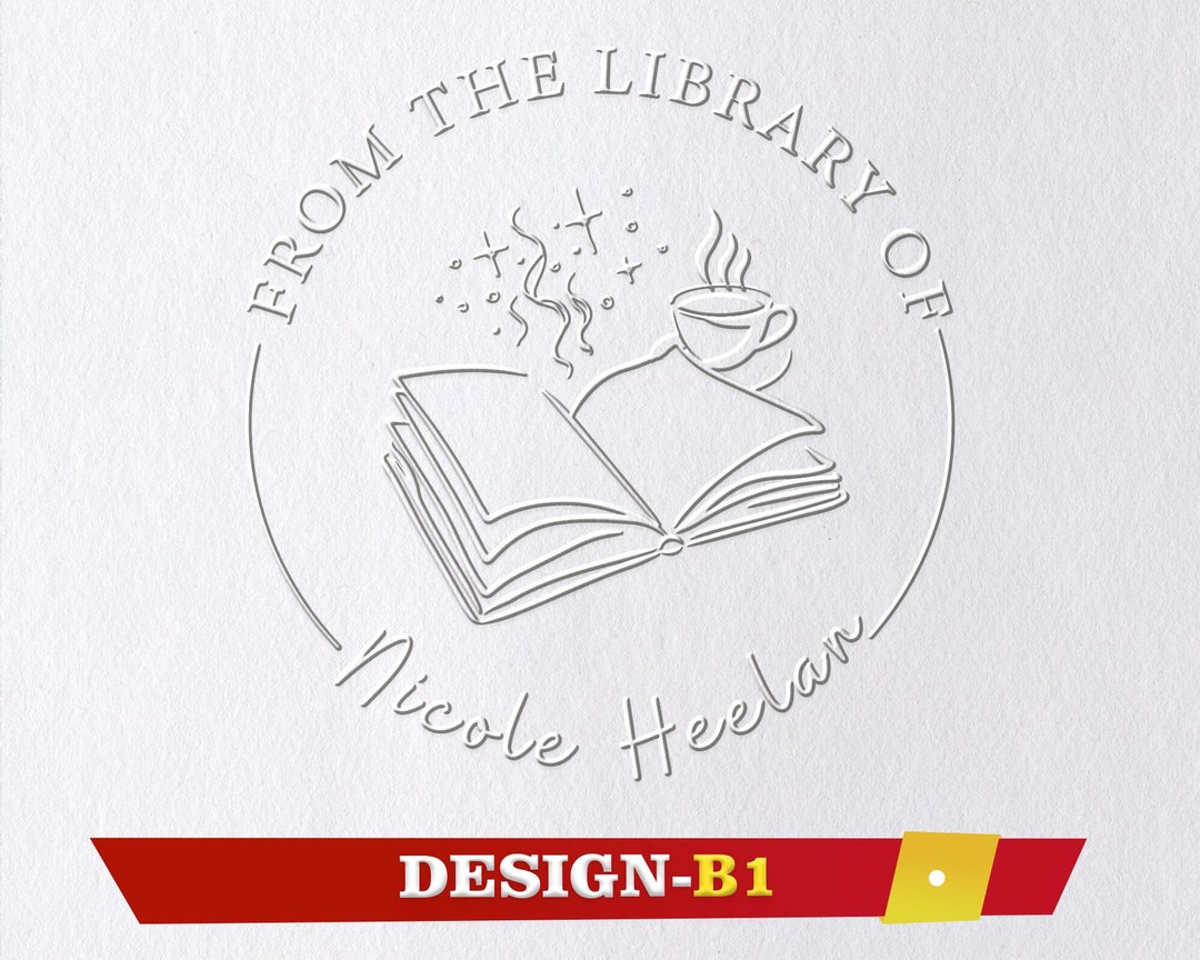 Book Embosser Personalized Custom From the Library of Book Embosser ...