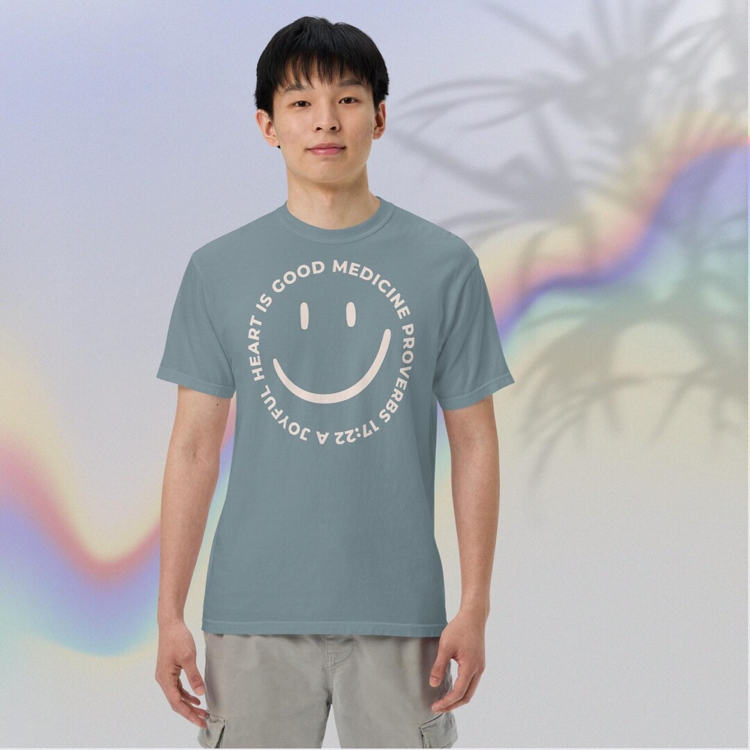 Proverbs 'A Joyful Heart is Good Medicine' Bible Verse Etsy