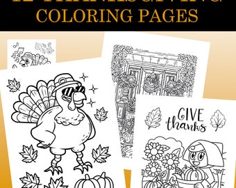 12 Thanksgiving Printables