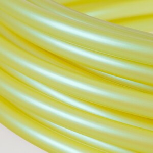 Lemon lime color shifting polypro hula hoop 5/8&quot;, 11/16&quot;, 3/4&quot;